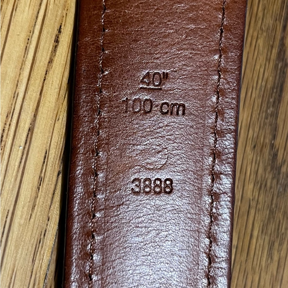 Coach Men's Black Leather Belt Size 40 - Picture 10 of 10